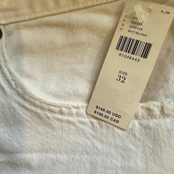 AGOLDE Parker Denim Fray Shorts - Size 32, NWT - Picture 12 of 12